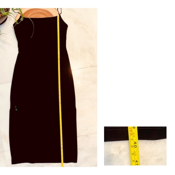 🎉HP🎉 MNG NIGHT BY MANGO BLACK VELVET DRESS - Picture 14 of 16